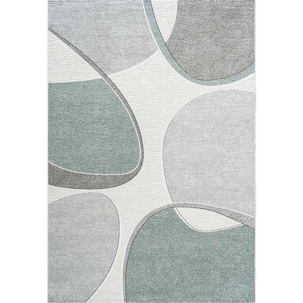 Milano 46004 6141 Abstract Orb Rugs in Green